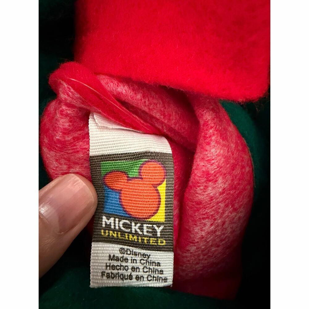 Disney Mickey Unlimited Mickey Mouse Red Felt Christmas Stocking - Picture 3 of 3